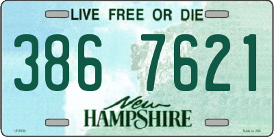 NH license plate 3867621