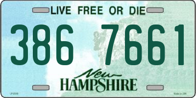 NH license plate 3867661