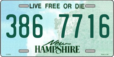 NH license plate 3867716