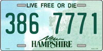 NH license plate 3867771