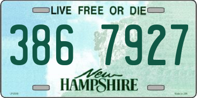 NH license plate 3867927