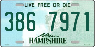 NH license plate 3867971