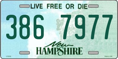 NH license plate 3867977