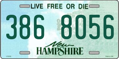 NH license plate 3868056