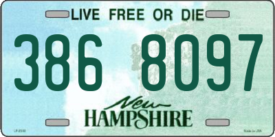 NH license plate 3868097