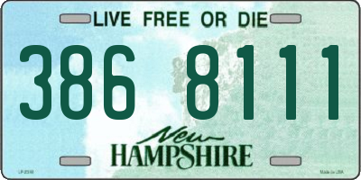 NH license plate 3868111