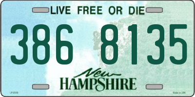 NH license plate 3868135