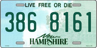 NH license plate 3868161