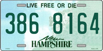 NH license plate 3868164