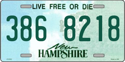 NH license plate 3868218