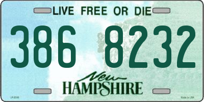 NH license plate 3868232
