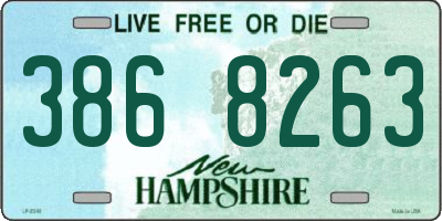 NH license plate 3868263