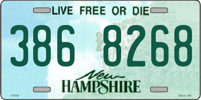 NH license plate 3868268