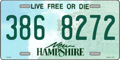 NH license plate 3868272