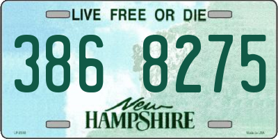 NH license plate 3868275