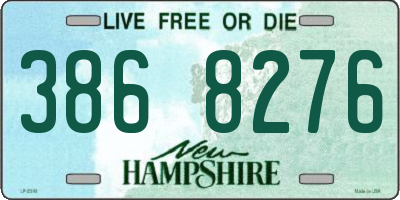 NH license plate 3868276