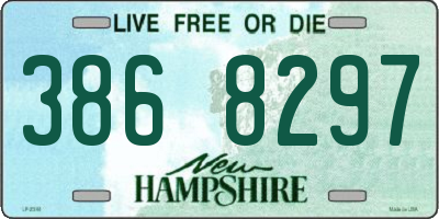 NH license plate 3868297
