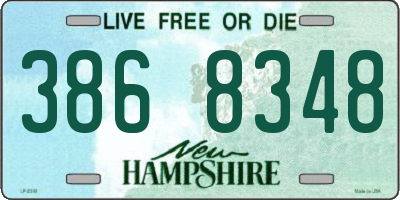 NH license plate 3868348