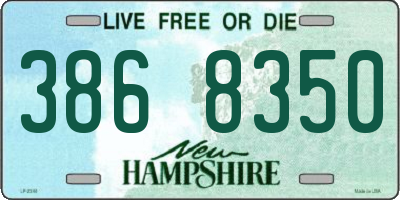 NH license plate 3868350