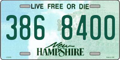 NH license plate 3868400