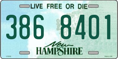 NH license plate 3868401