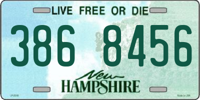 NH license plate 3868456