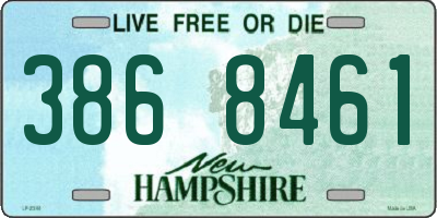 NH license plate 3868461