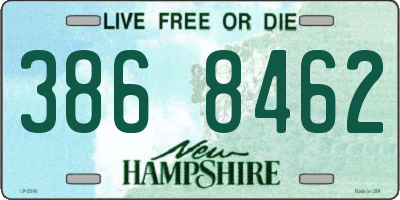 NH license plate 3868462