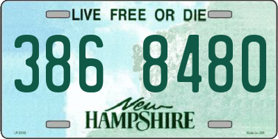 NH license plate 3868480