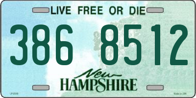 NH license plate 3868512