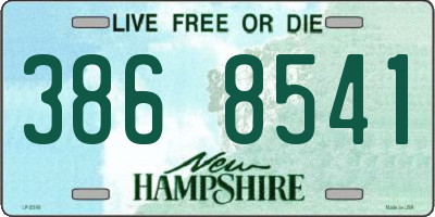 NH license plate 3868541