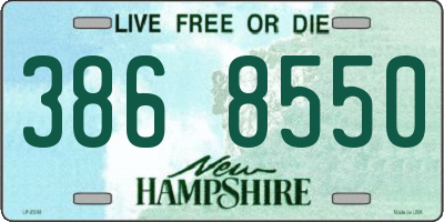 NH license plate 3868550