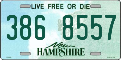 NH license plate 3868557