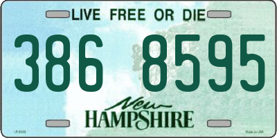 NH license plate 3868595