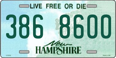 NH license plate 3868600