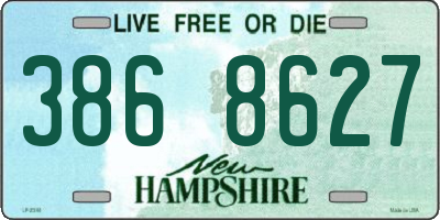 NH license plate 3868627