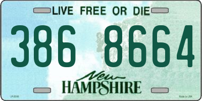 NH license plate 3868664