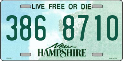 NH license plate 3868710