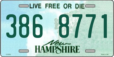 NH license plate 3868771
