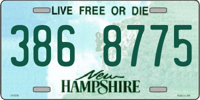 NH license plate 3868775