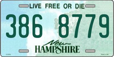 NH license plate 3868779