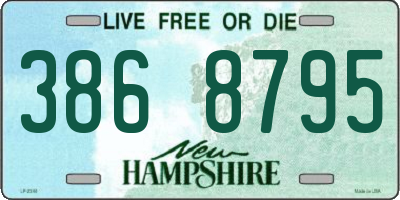 NH license plate 3868795
