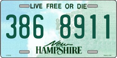 NH license plate 3868911
