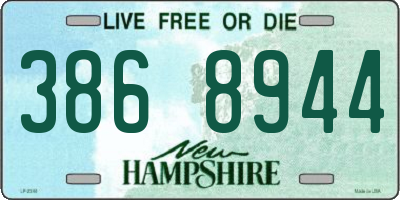 NH license plate 3868944