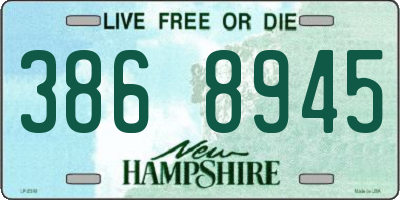 NH license plate 3868945