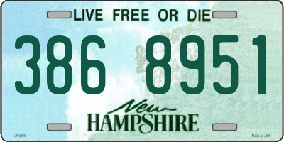 NH license plate 3868951