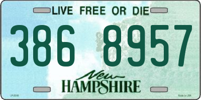 NH license plate 3868957