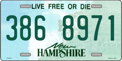 NH license plate 3868971
