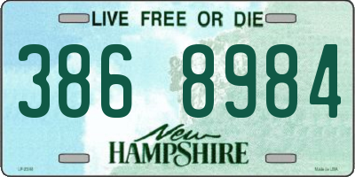 NH license plate 3868984