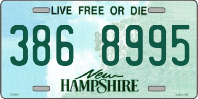 NH license plate 3868995